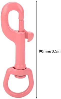 Compact Single-Ended Stainless Steel Snap Hook for Pet Leashes