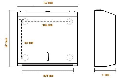 Premium Stainless Steel C-Fold Towel Dispenser