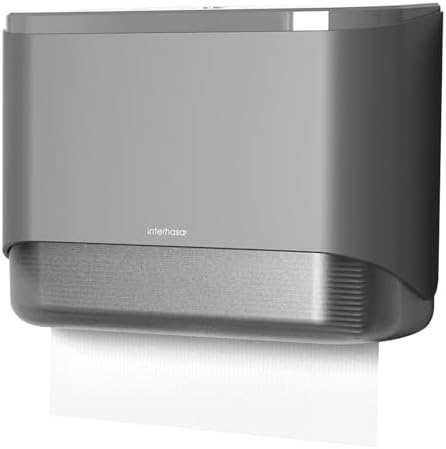 Wall Mounted Paper Towel Dispenser with Key Lock and Transparent Window
