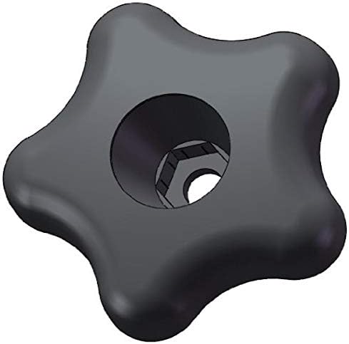 Snap Lock Star Knob with Hex Hole - Pack of 10
