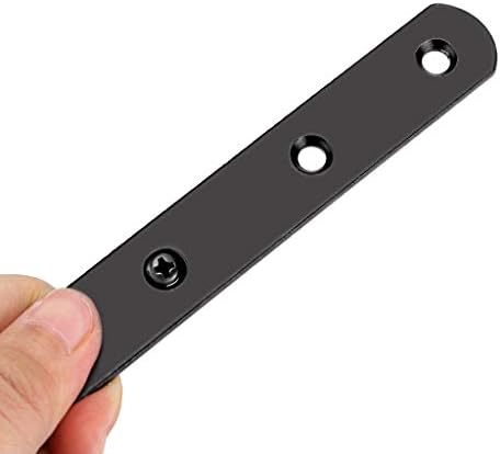 Sumnacon 8-Piece Stainless Steel Flat Plates - Heavy Duty furniture repair tools