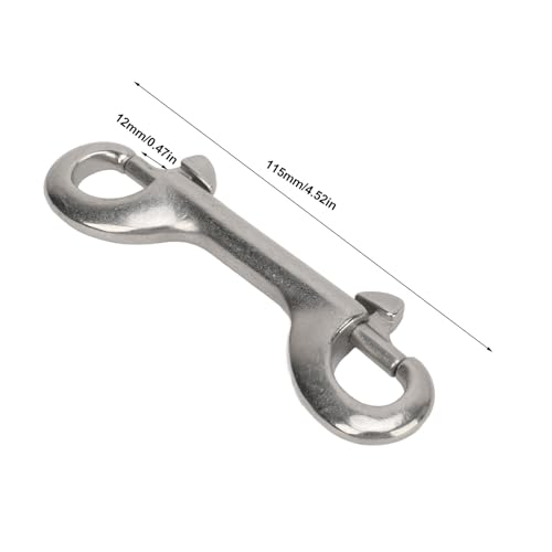 Double-Ended Marine Grade Stainless Steel Bolt Snap Hooks 115mm