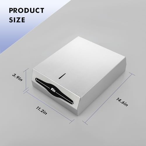 Stainless Steel Wall-Mounted Dispenser for Haggle-Free Restrooms
