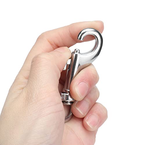 FTVOGUE Single Ended Bolt Snap Hooks Chain Clip 316 Stainless Steel