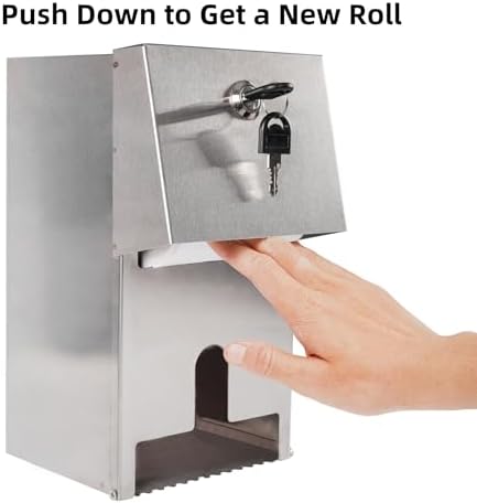 Commercial Double Rolls Toilet Paper Dispenser with Lock