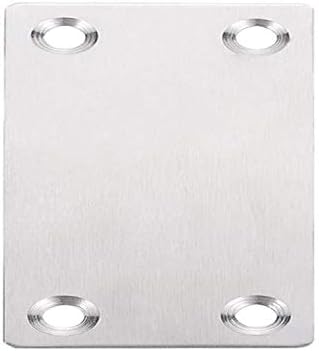 Hulless 24 x 15 Inch Metal Flat Straight Brace Bracket 12 Pcs