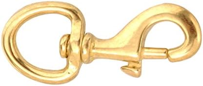 Campbell 1 Round Swivel Eye Bolt Snap Bronze with securing function