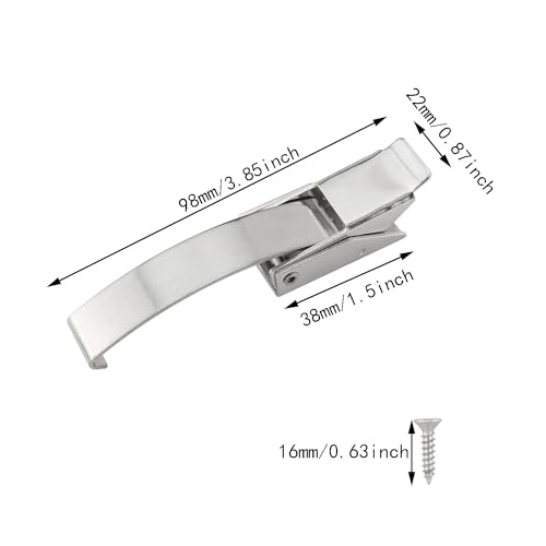 ITROLLE Stainless Steel Draw Toggle Latch Spring Lock with Screws