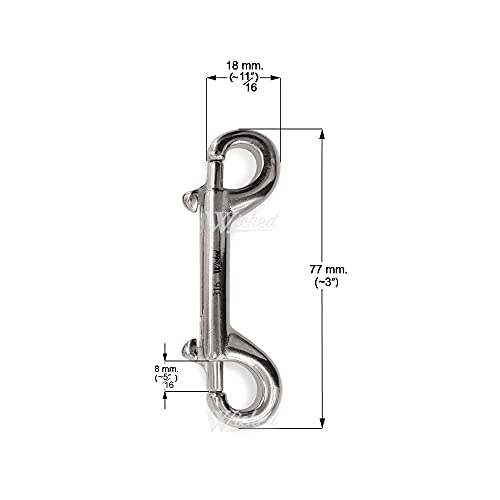 WICKED Marine-Grade Snapped-in Bolts