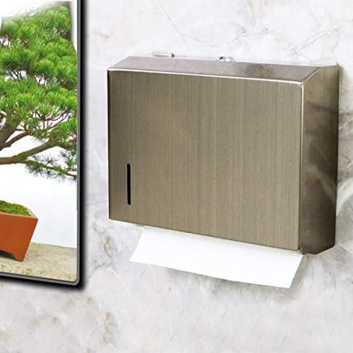 Gotonovo Dual Dispensing Paper Towel Holder Bathroom Wall Mount