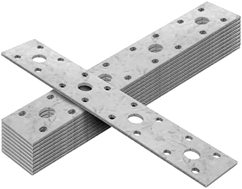 10-Piece Flat Tie Plate Repair Kit for Wooden Timber More