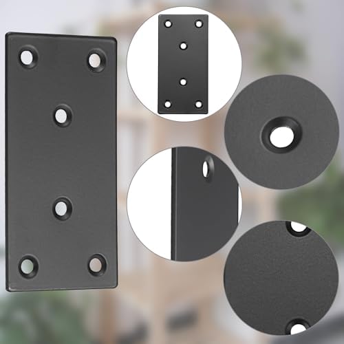 Sumnacon 12-Piece Stainless Steel Mending Plate Set for Furniture Repair