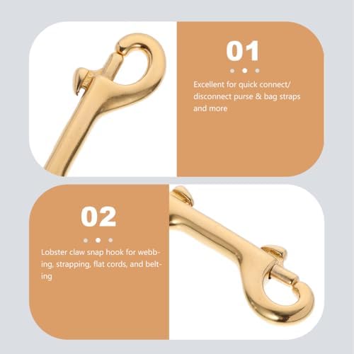 iplusmile 4Pcs Double End Snap Hook Bolt