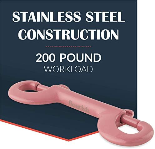 Flourish Stainless Steel Snap Hook Light Pink