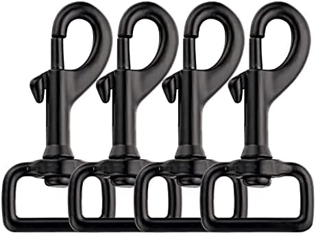 Premium Heavy Duty Dog Leash Clips 1 x 4PCS Black