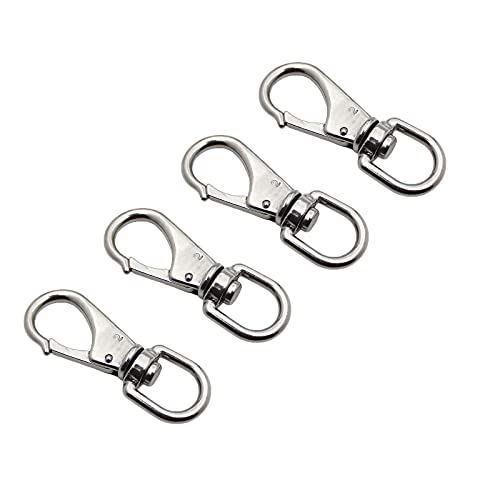 Durable Swivel Eye Bolt Snap Hook 4-Pack