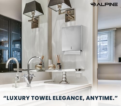 Alpine Commercial Paper Towel Dispenser Wall Mount Stainless Steel