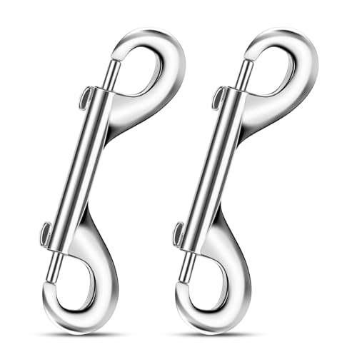 Double-Ended Metal Snap Hooks for Secure Pet Leash Farm Use
