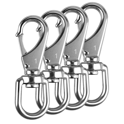 UVES ProGuard 4-Piece Stainless Steel Swivel Snap Hooks for 35 Flagpoles