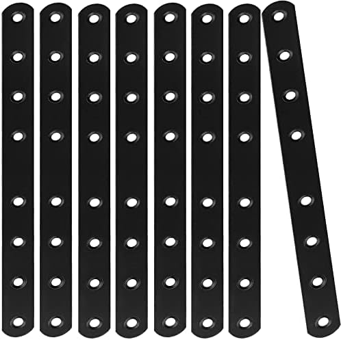 12-Pack Black Mending Plate 10- nos Black Mending Plate 10L 3