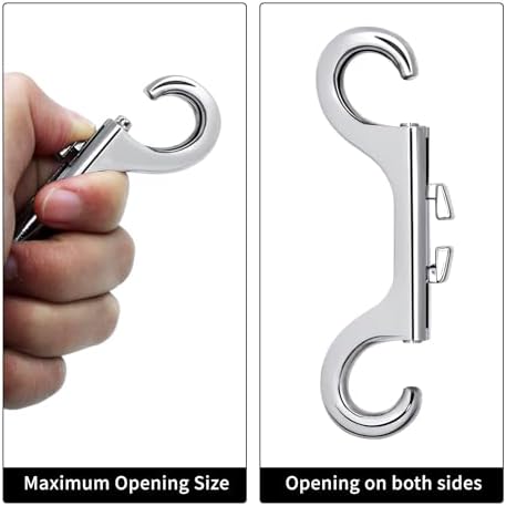 10-Piece 26-Inch Bolt Snaps Hook Set