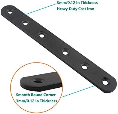 4-Pack Metal Bracket Set for Wood Repair