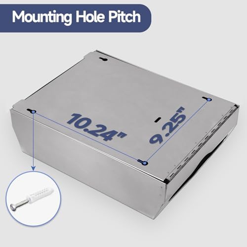 AIKE Stainless Steel Wall Mount Towels Dispenser 400 Sheets