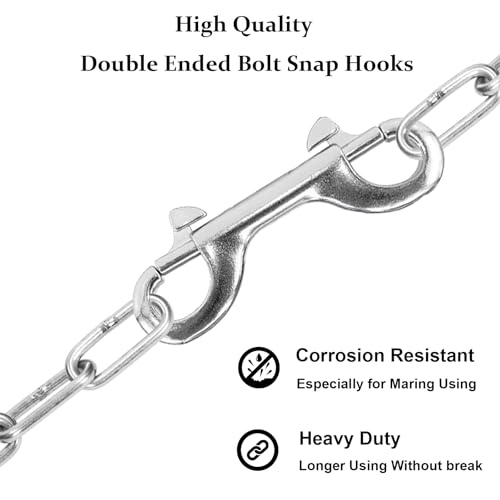 Pulado mecnicos double-ended bolt snap hooks stainless steel industrial applications