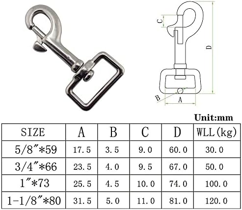 NRCXRC Single-Ended Scuba Bolt Snap