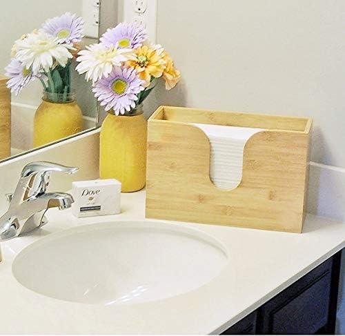 Eco-Friendly Bamboo Wall-Mounted Paper Towel Dispenser