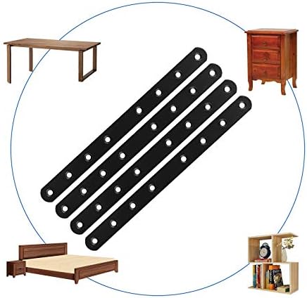 12-Pack Black Mending Plate 10- nos Black Mending Plate 10L 3