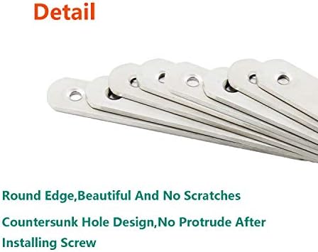 Sturdy Flat Mending Plate Set for Wood
