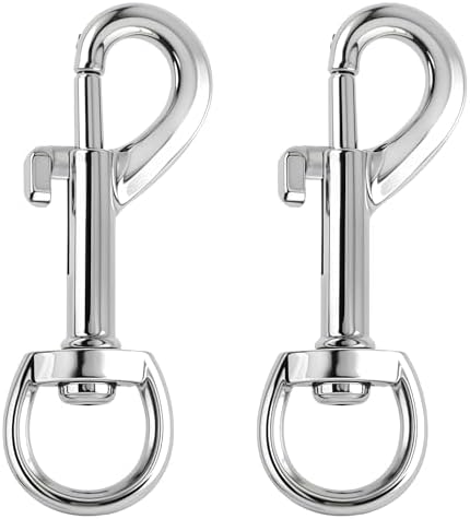 Teaaha 4 Swivel Snap Clips Heavy Duty 2-Piece Set