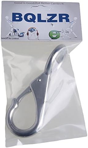 BQLZR 97mm 304 Stainless Steel Spring Loaded Fixed Eye Boat Snap Hook