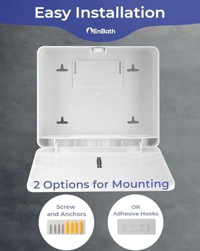 EnBath Wall-Mounted Folded Towel Dispenser