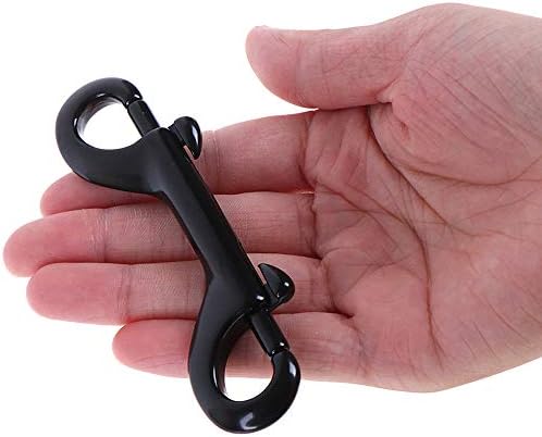 Double Ended Bolt Snap Hooks 5PCS Black Heavy Duty