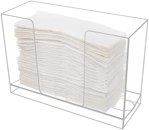 Durable Space-Saving - Wall-Mounted Paper Towel Organizer for Home Commercial Use