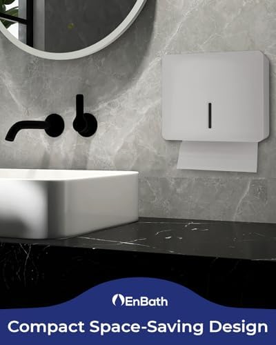 EnBath Wall-Mounted Folded Towel Dispenser
