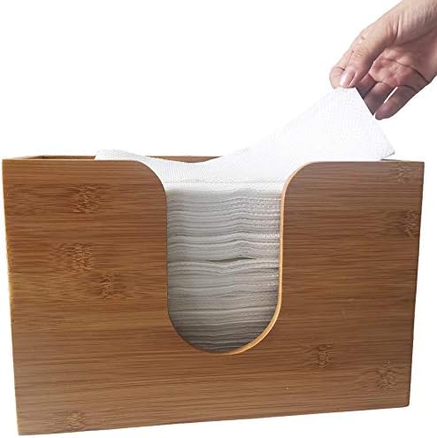 Eco-Friendly Bamboo Wall-Mounted Paper Towel Dispenser