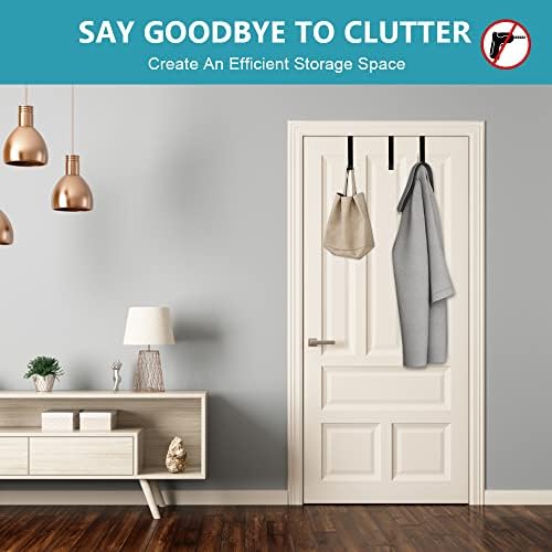 LindezaPremium Door Hangers6-Pack Storage Solution for Home Bathroom