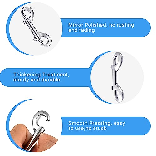 Aemygo 30Pcs Double Ended Bolt Snaps Hooks