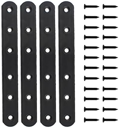 4-Pack Metal Bracket Set for Wood Repair