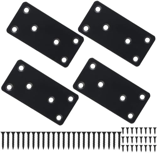 TIBEGOLDDurable Mending Plate Set for Wood Furniture Fences