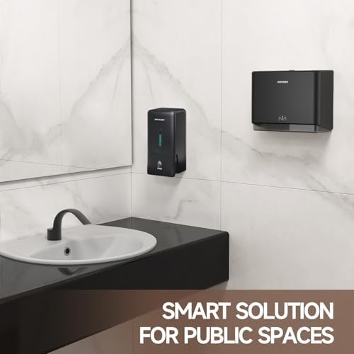200 Sheet Wall Mounted Paper Towel Dispenser Black
