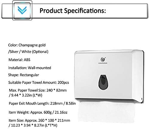 Multi-Purpose Wall-Mounted Paper Towel Dispenser