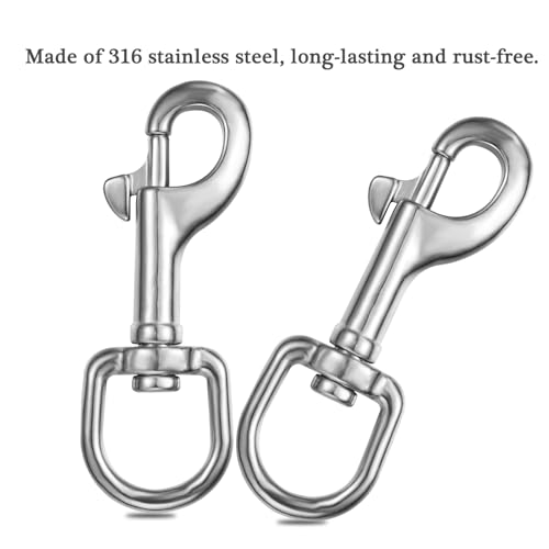 Heavy-Duty Swivel Eye Bolt Snap Hooks 33 Inch