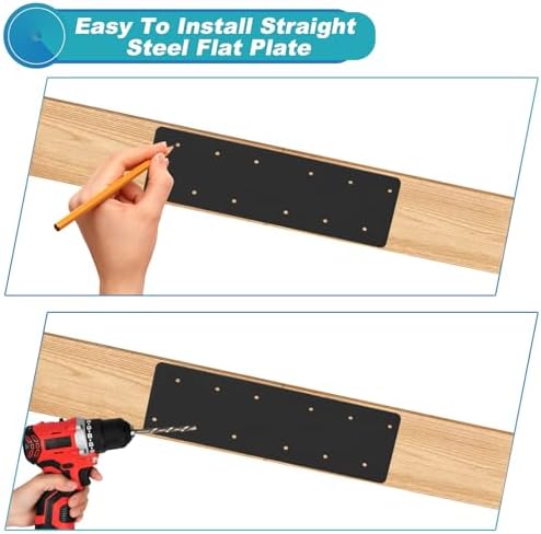 ICOIN 2-Piece 16x5 Straight Steel Flat Plate