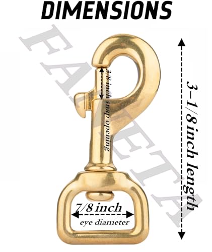 3-18 inch Solid Brass Swivel Bolt 2 Piece