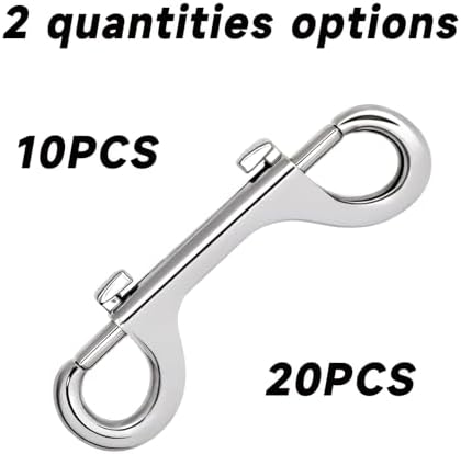 10-Piece 26-Inch Bolt Snaps Hook Set