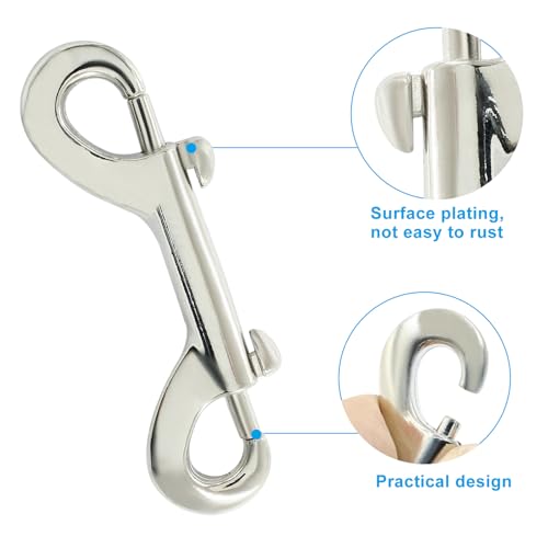 2-Piece Zinc Alloy Double-Ended Snap Clips